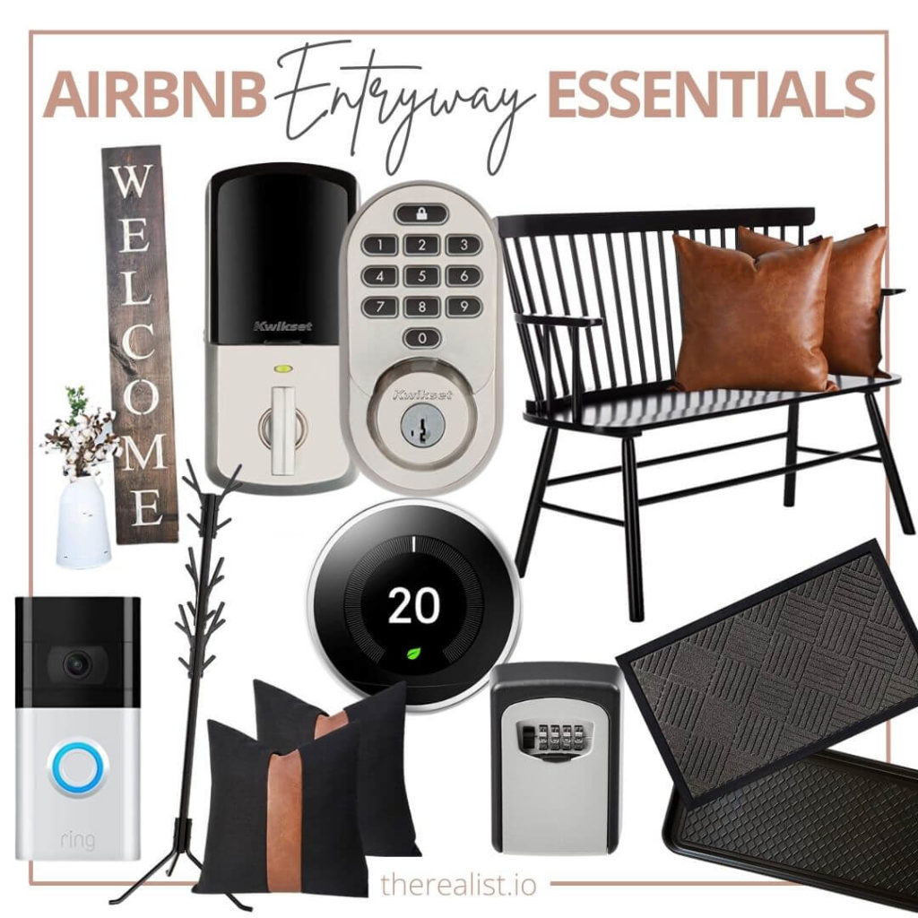 Airbnb essentials entryway
