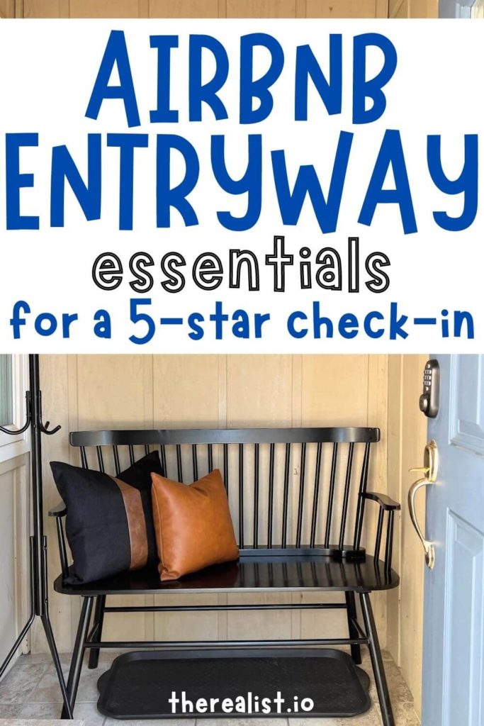 Airbnb entryway essentials