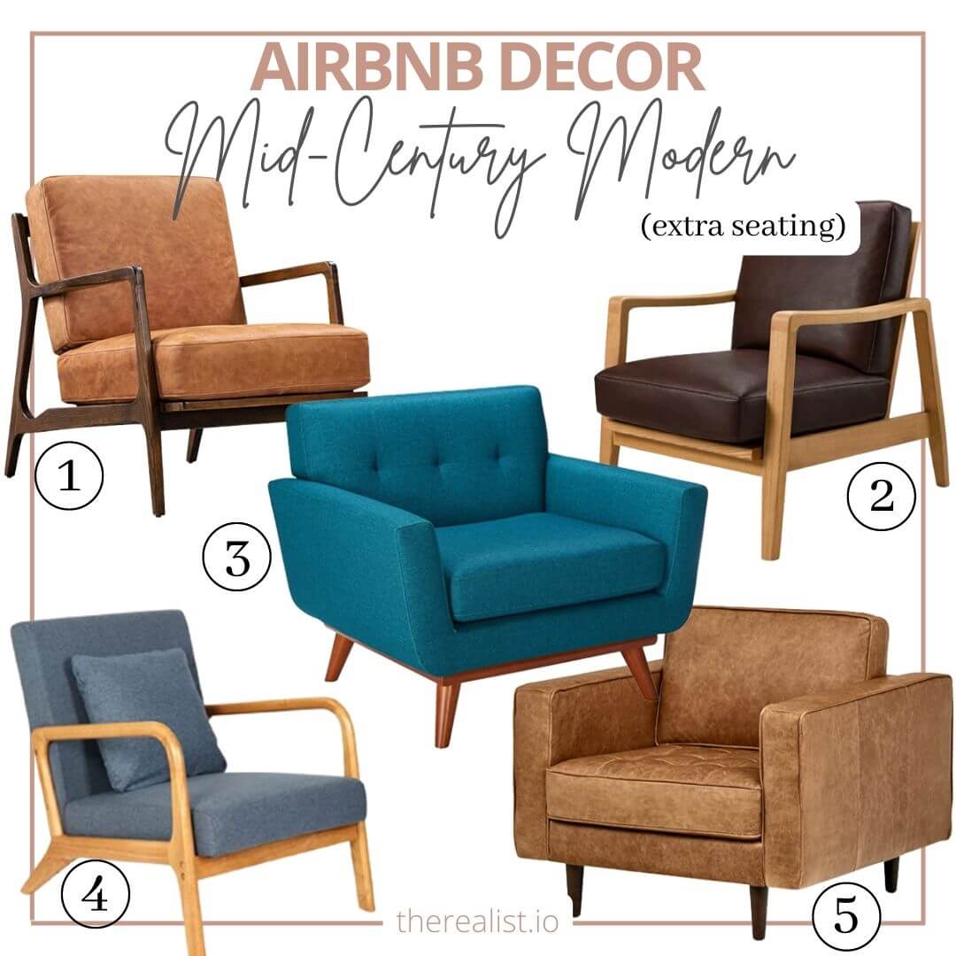 The Perfect MidCentury Modern Airbnb Decor Ideas