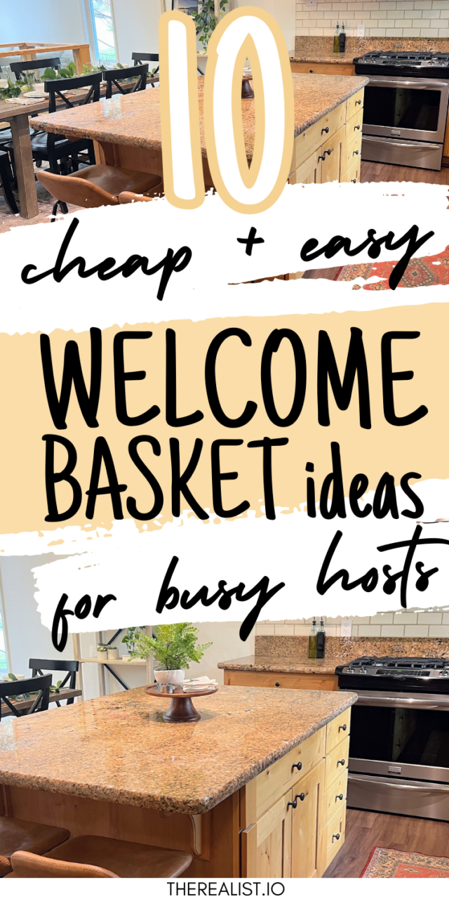 10 (Cheap And Easy) Airbnb Welcome Basket Ideas For Busy Hosts